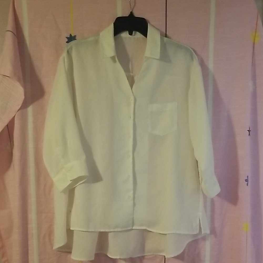 Dex Off-White Button Down Shirt